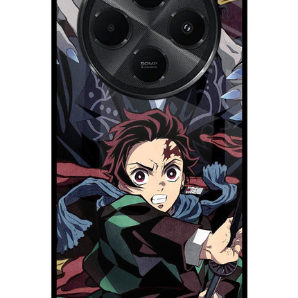 Demon Slayer Redmi A4 5G Metal Case Back Cover by Casekaro