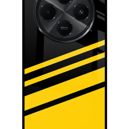 Yellow Shades Redmi A4 5G Metal Case Back Cover by Casekaro