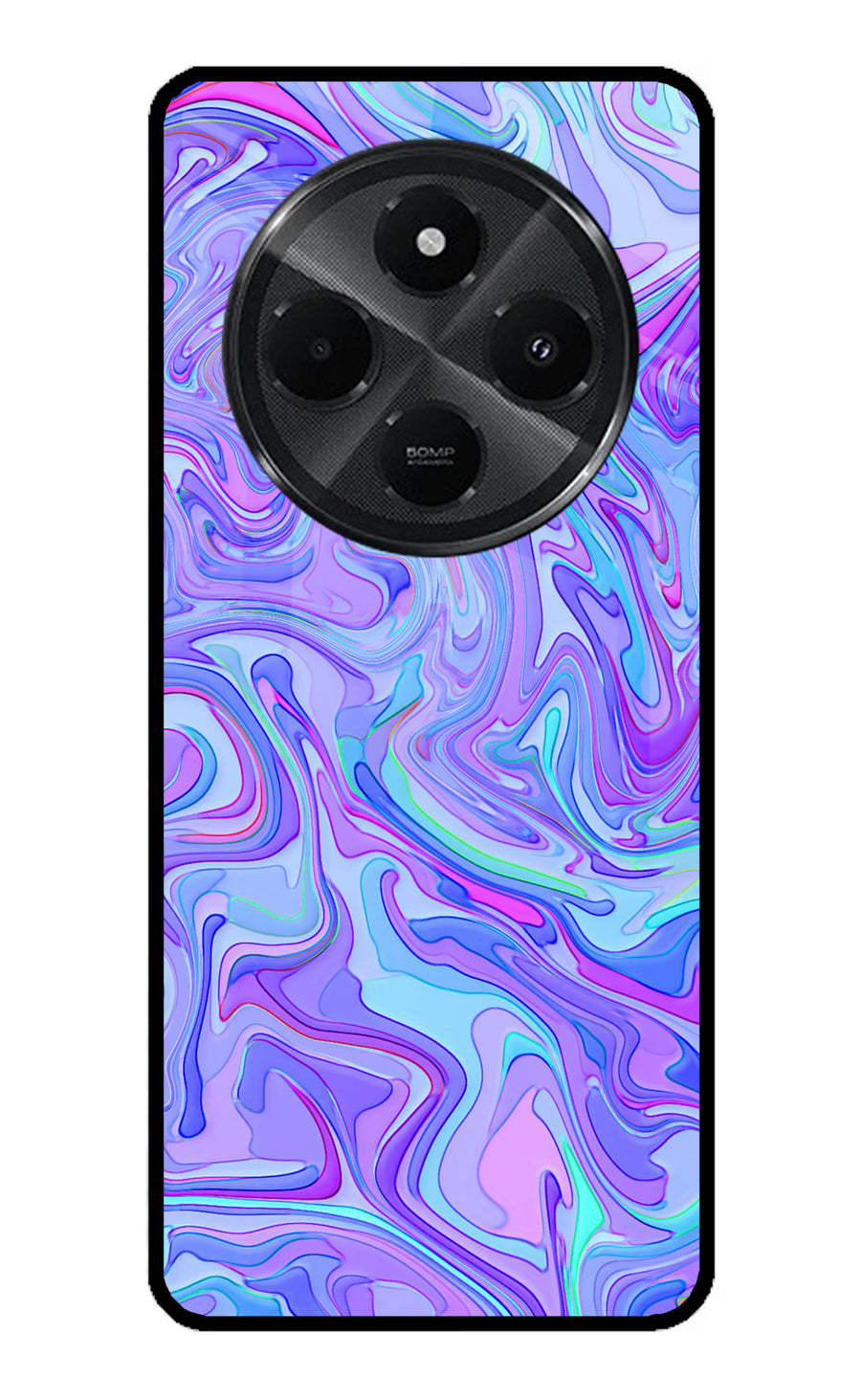 Glitter Redmi A4 5G Back Cover, Metal case