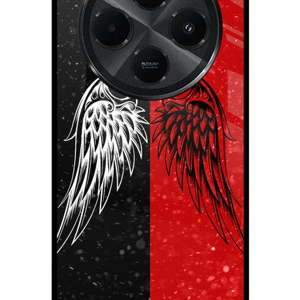 Wings Redmi A4 5G Metal Case Back Cover by Casekaro