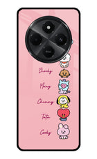 BTS names Redmi A4 5G Metal Case Back Cover by Casekaro