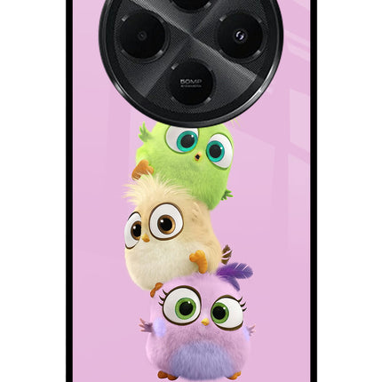 Cute Little Birds Redmi A4 5G Metal Case Back Cover by Casekaro