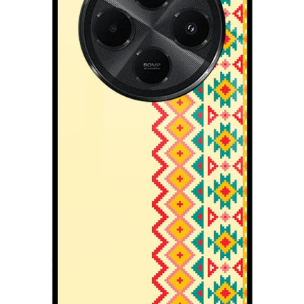 Ethnic Seamless Redmi A4 5G Metal Case Back Cover by Casekaro