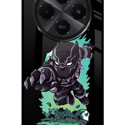 Black Panther Redmi A4 5G Metal Case Back Cover by Casekaro