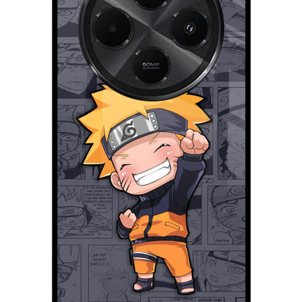 Chota Naruto Redmi A4 5G Metal Case Back Cover by Casekaro