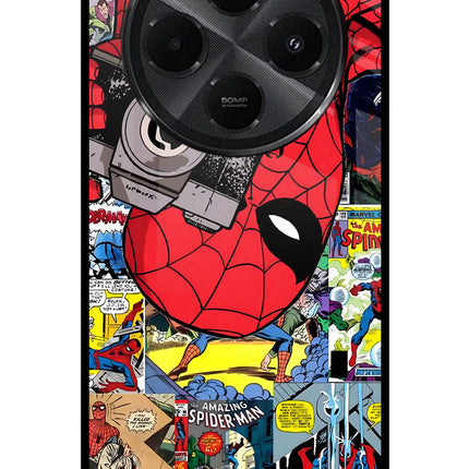 Spider Man Redmi A4 5G Metal Case Back Cover by Casekaro