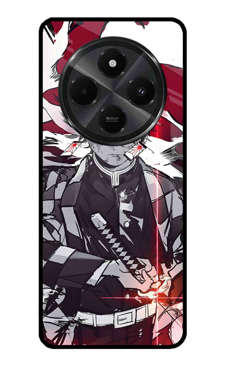 Demon Slayer Redmi A4 5G Back Cover, Metal case