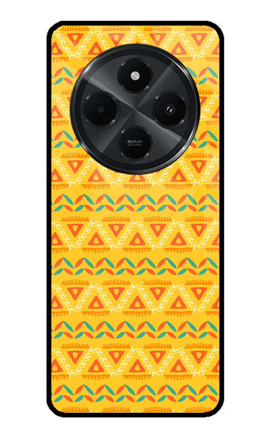 Tribal Pattern Redmi A4 5G Back Cover, Metal case