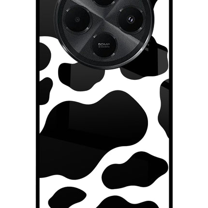 Cow Spots Redmi A4 5G Metal Case Back Cover by Casekaro