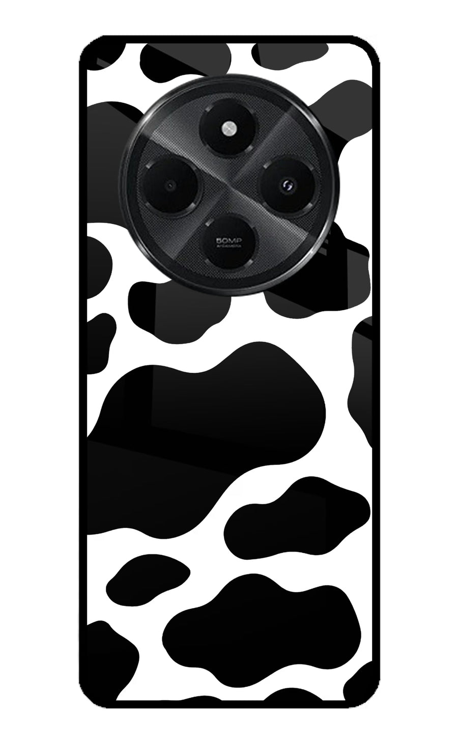 Cow Spots Redmi A4 5G Back Cover, Metal case