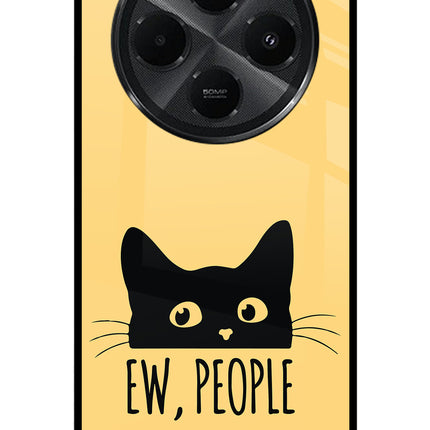 Ew People Catitude Redmi A4 5G Metal Case Back Cover by Casekaro