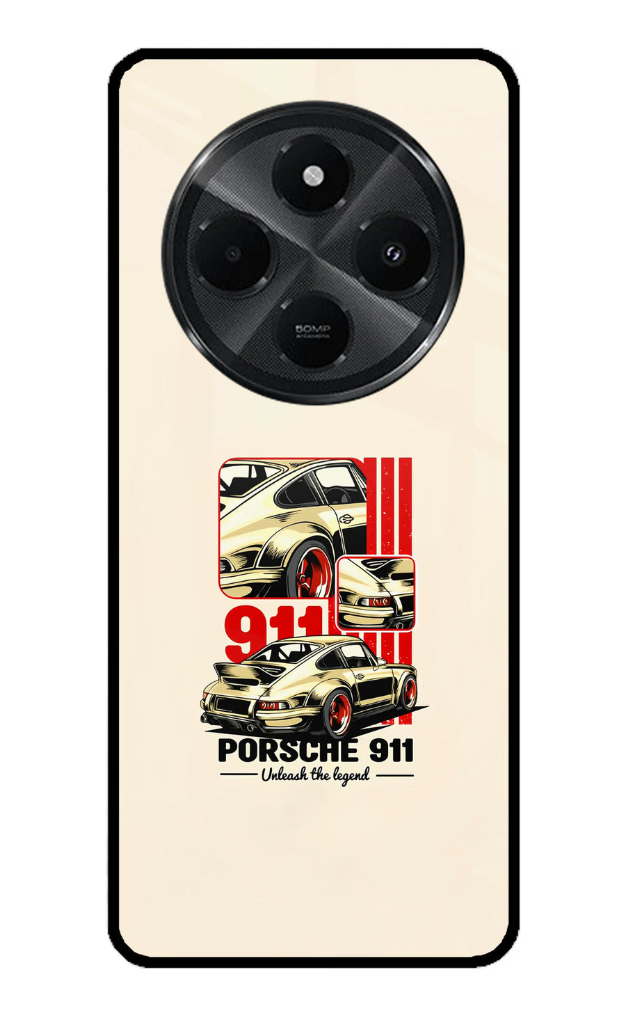 Classic Porsche 911 Redmi A4 5G Back Cover, Metal case