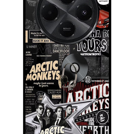 Arctic Monkeys Redmi A4 5G Metal Case Back Cover by Casekaro
