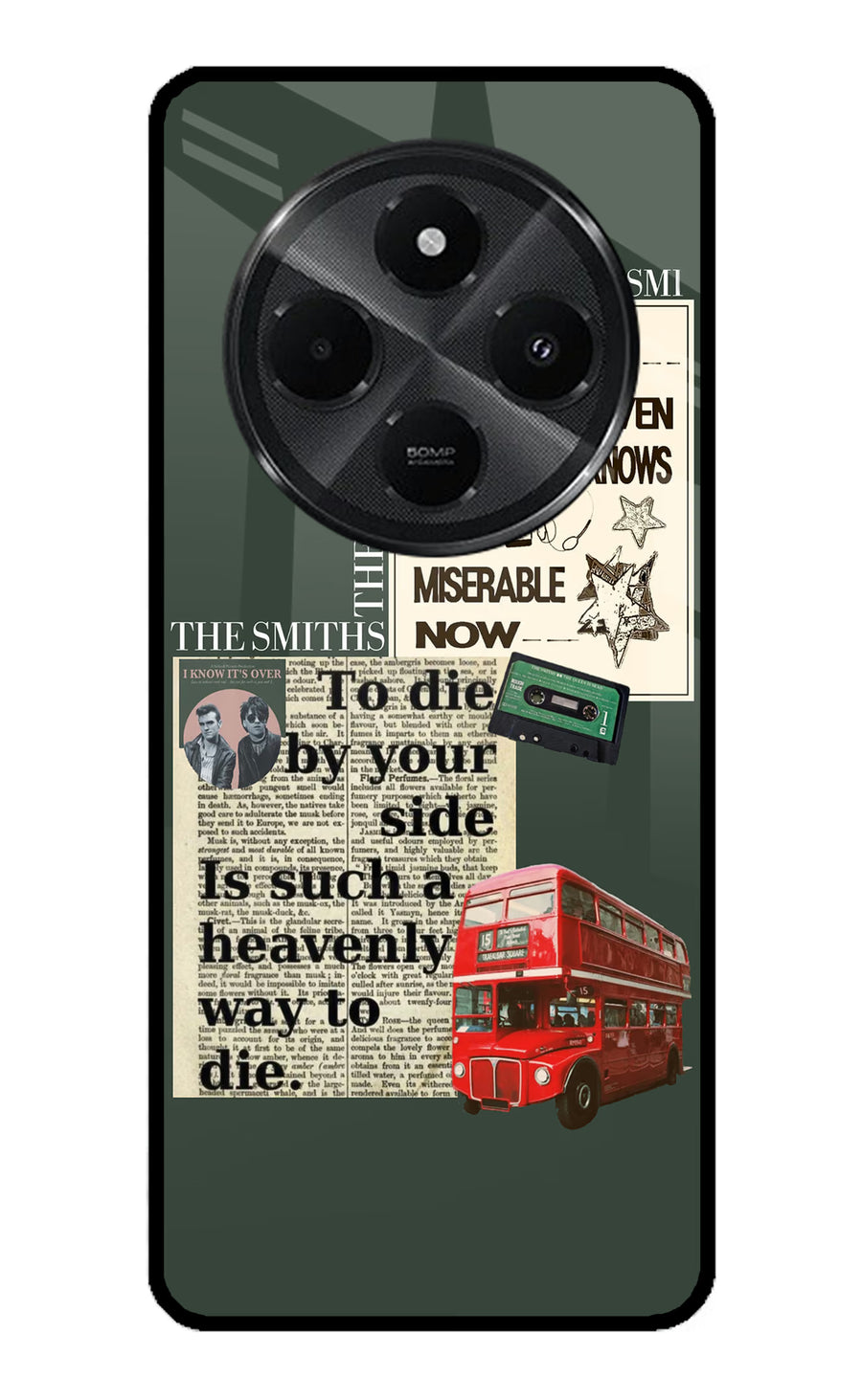 The Smiths Redmi A4 5G Back Cover, Metal case