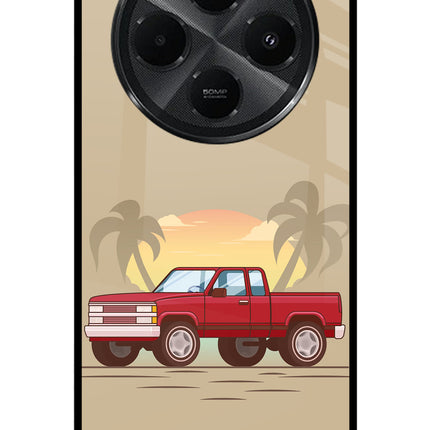 Desert Classic Drive Redmi A4 5G Metal Case Back Cover by Casekaro