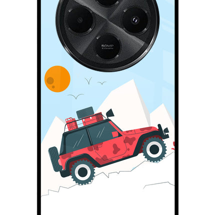 Mountain Trail Beast Redmi A4 5G Metal Case Back Cover by Casekaro