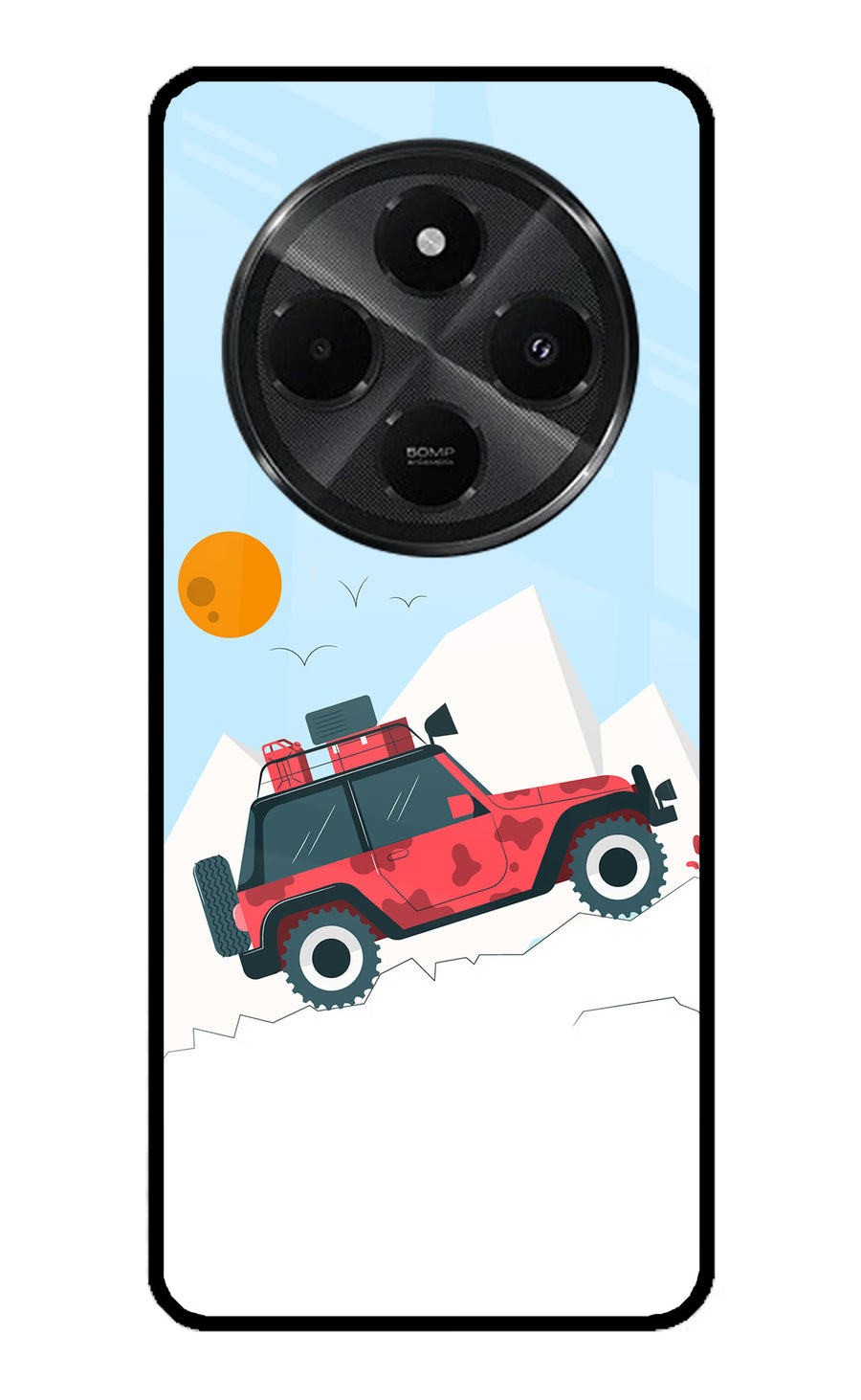 Mountain Trail Beast Redmi A4 5G Back Cover, Metal case