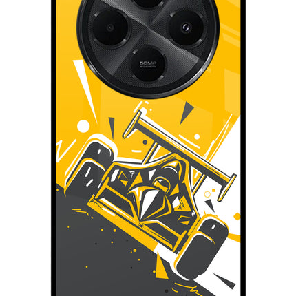 Track King Redmi A4 5G Metal Case Back Cover by Casekaro