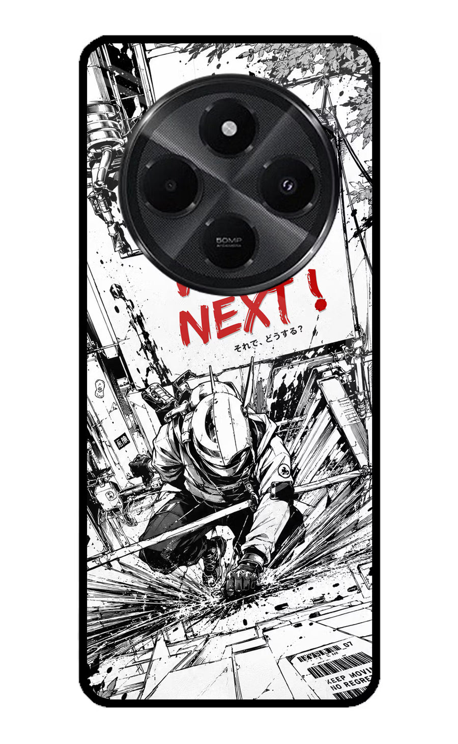 Who's Next Redmi A4 5G Back Cover, Metal case