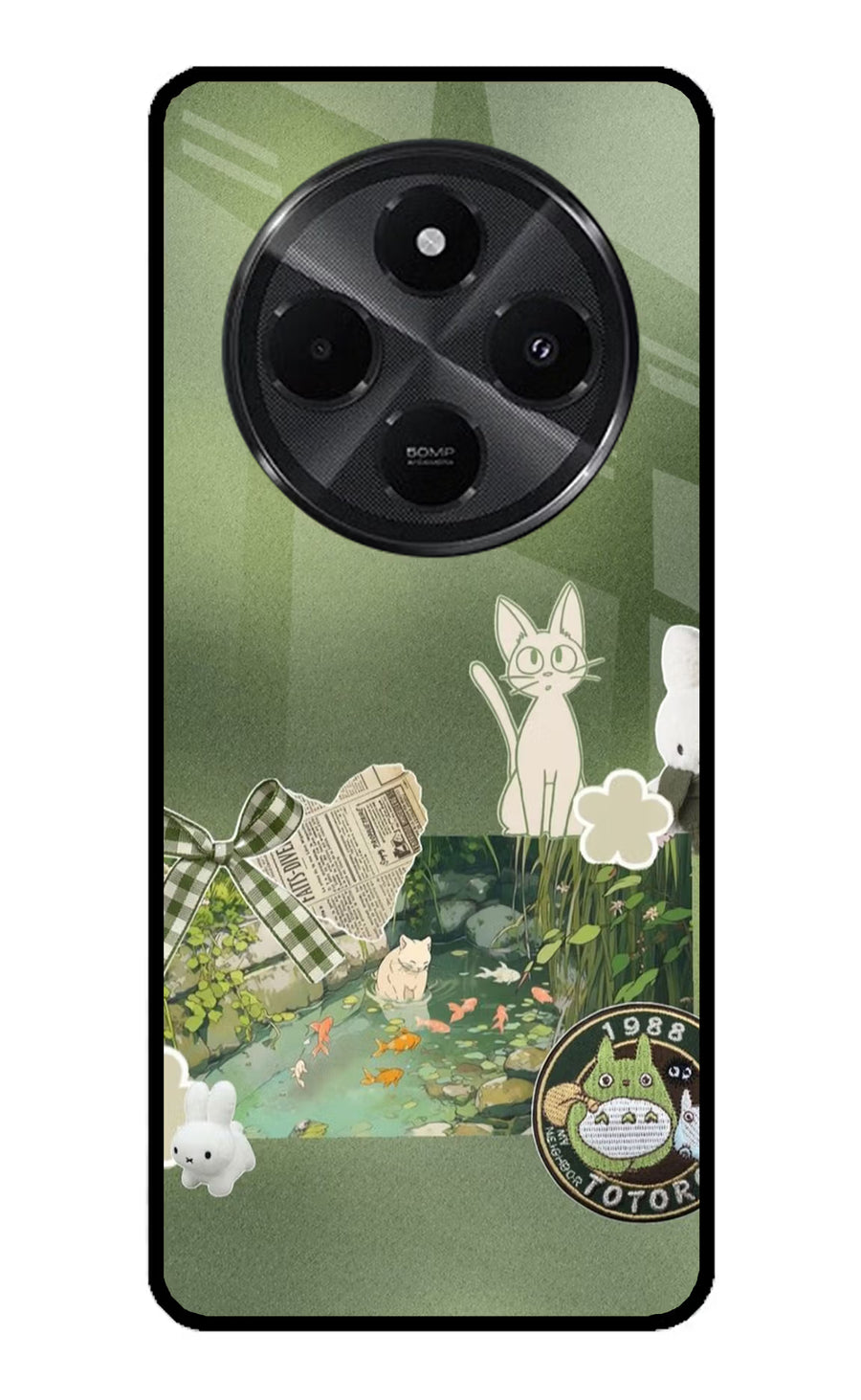 Aesthetic anime Redmi A4 5G Back Cover, Metal case