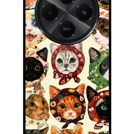 Cool Cat Redmi A4 5G Metal Case Back Cover by Casekaro