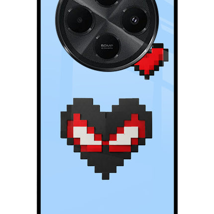 Peter Heart Redmi A4 5G Metal Case Back Cover by Casekaro