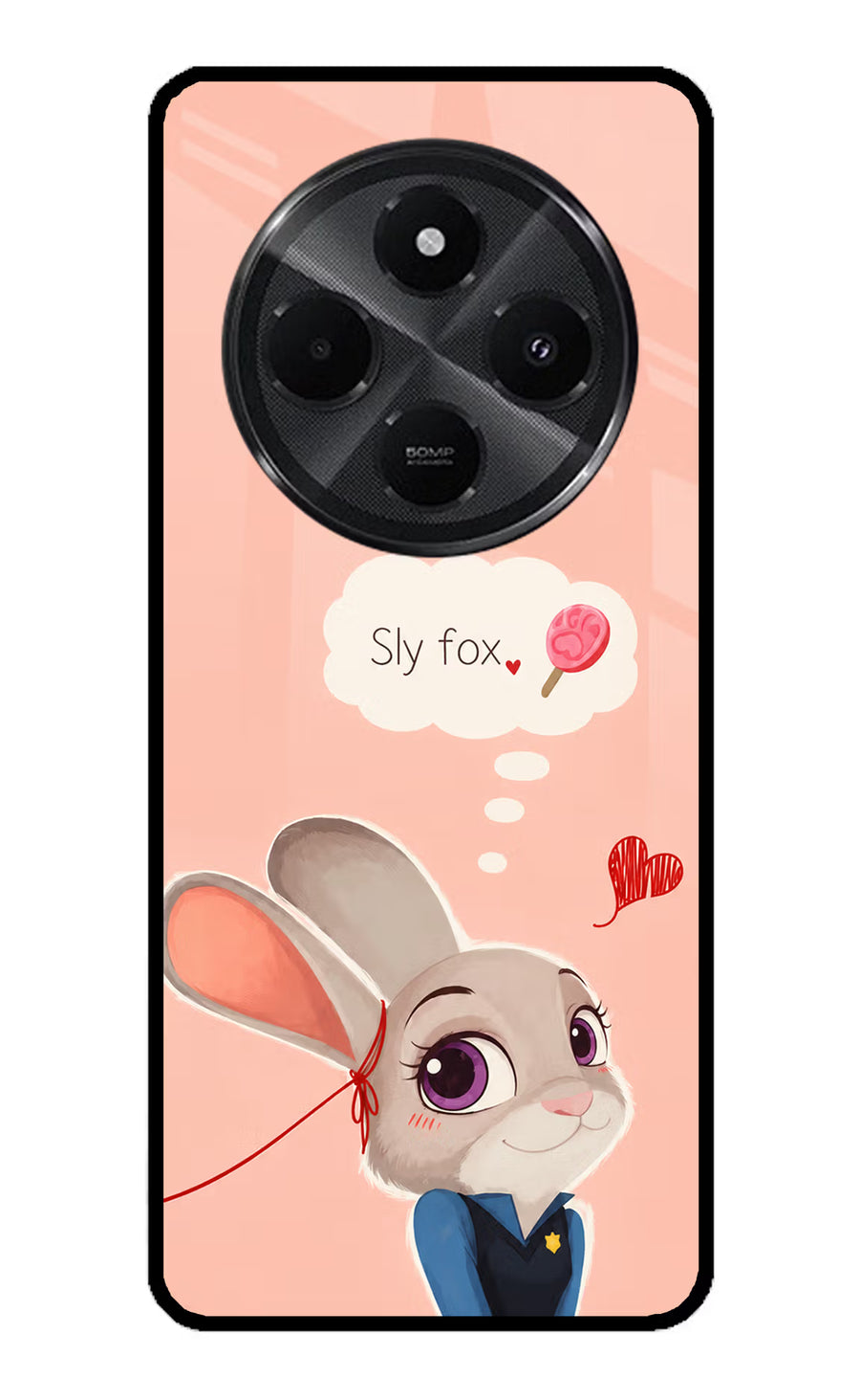 Judy Charm Redmi A4 5G Back Cover, Metal case