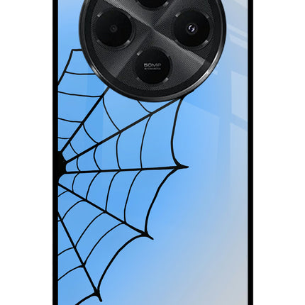 Blue Web Redmi A4 5G Metal Case Back Cover by Casekaro