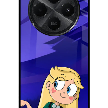 Star Glow Redmi A4 5G Metal Case Back Cover by Casekaro