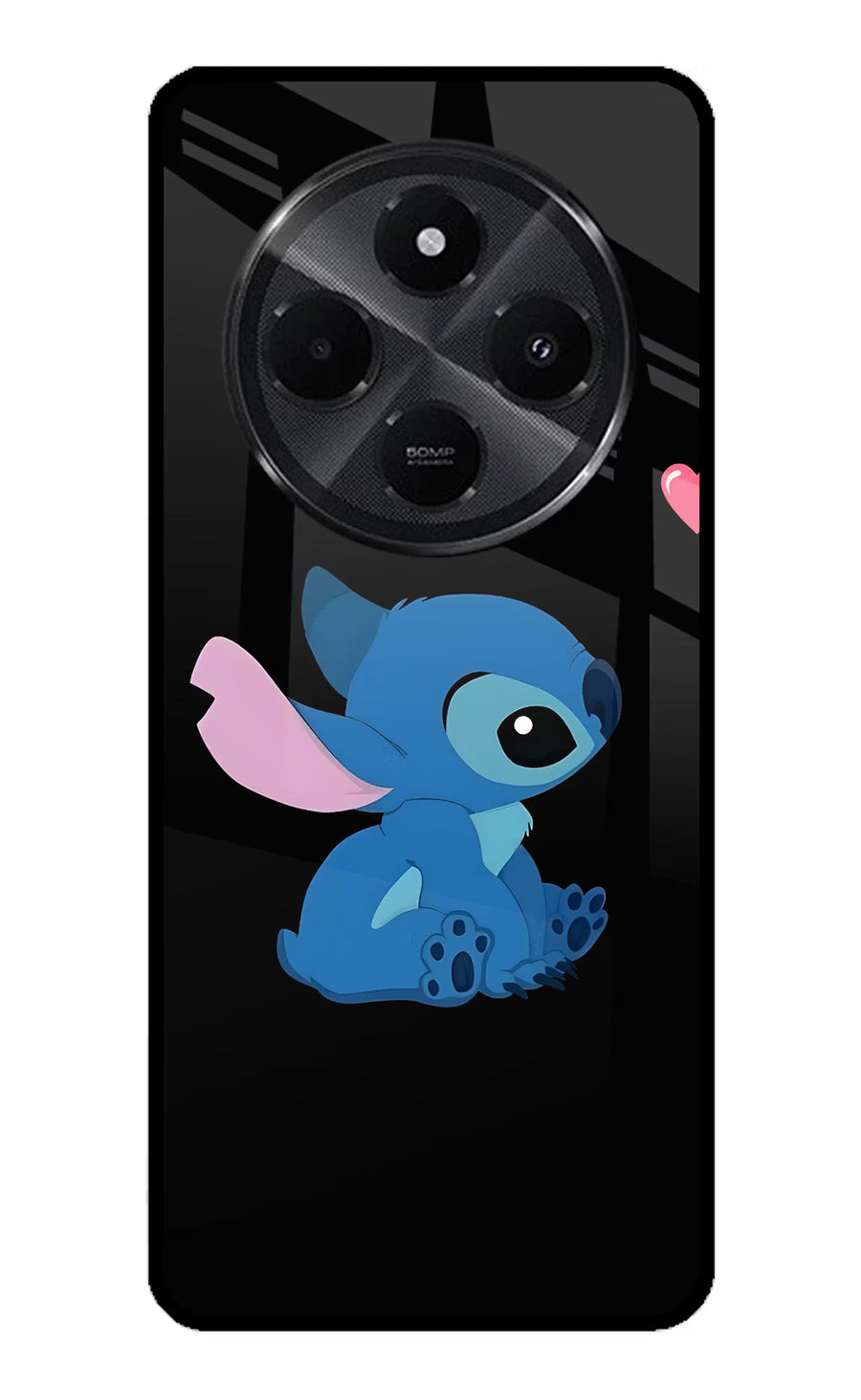 Stitch Crush Redmi A4 5G Back Cover, Metal case