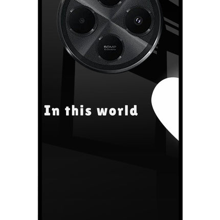 This World Redmi A4 5G Metal Case Back Cover by Casekaro