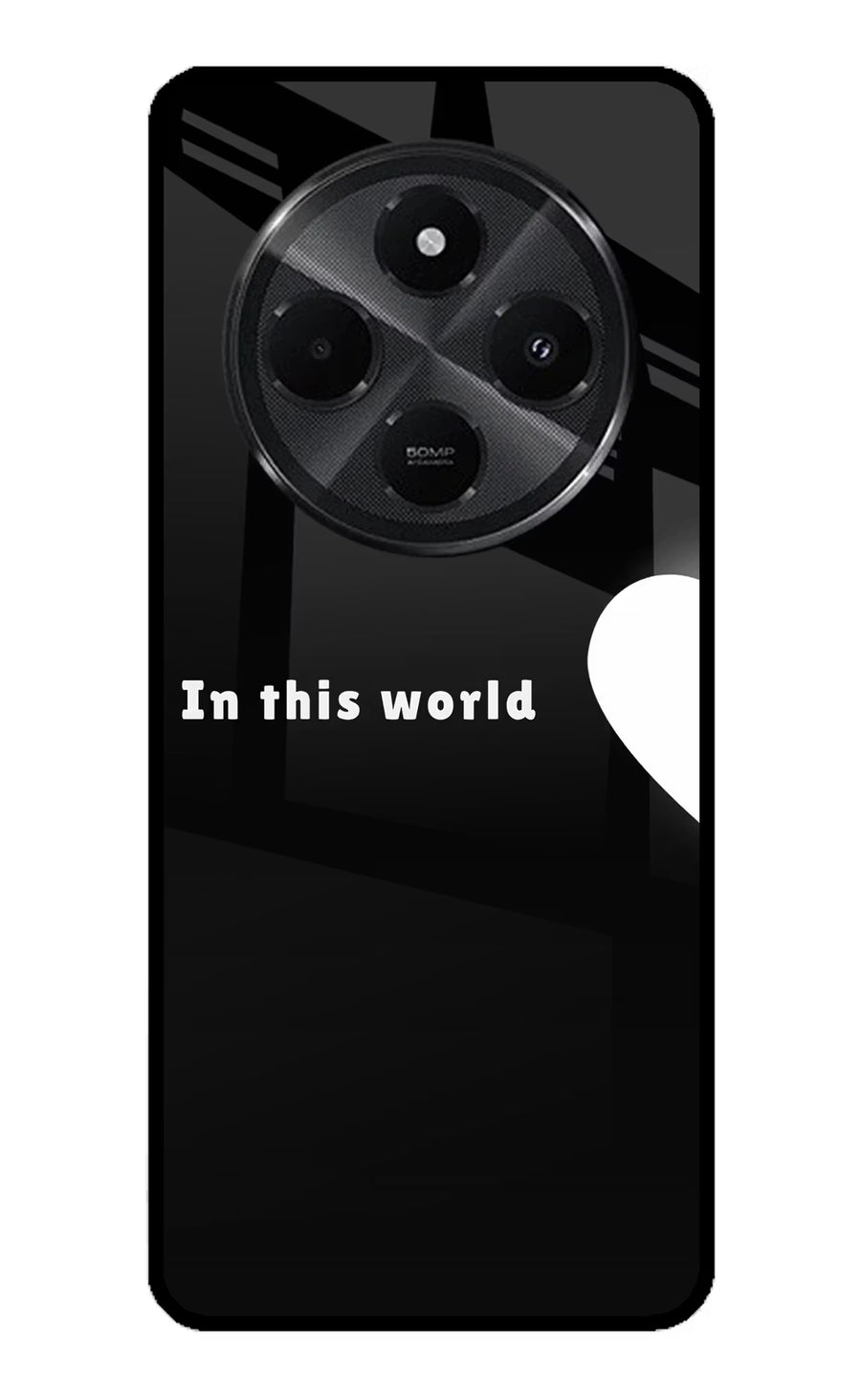 This World Redmi A4 5G Back Cover, Metal case