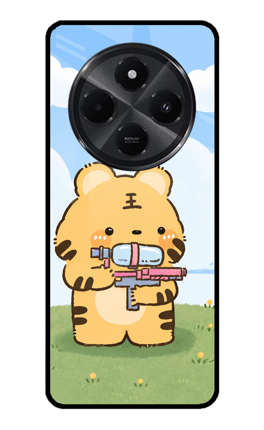 Tiger Treat Redmi A4 5G Back Cover, Metal case