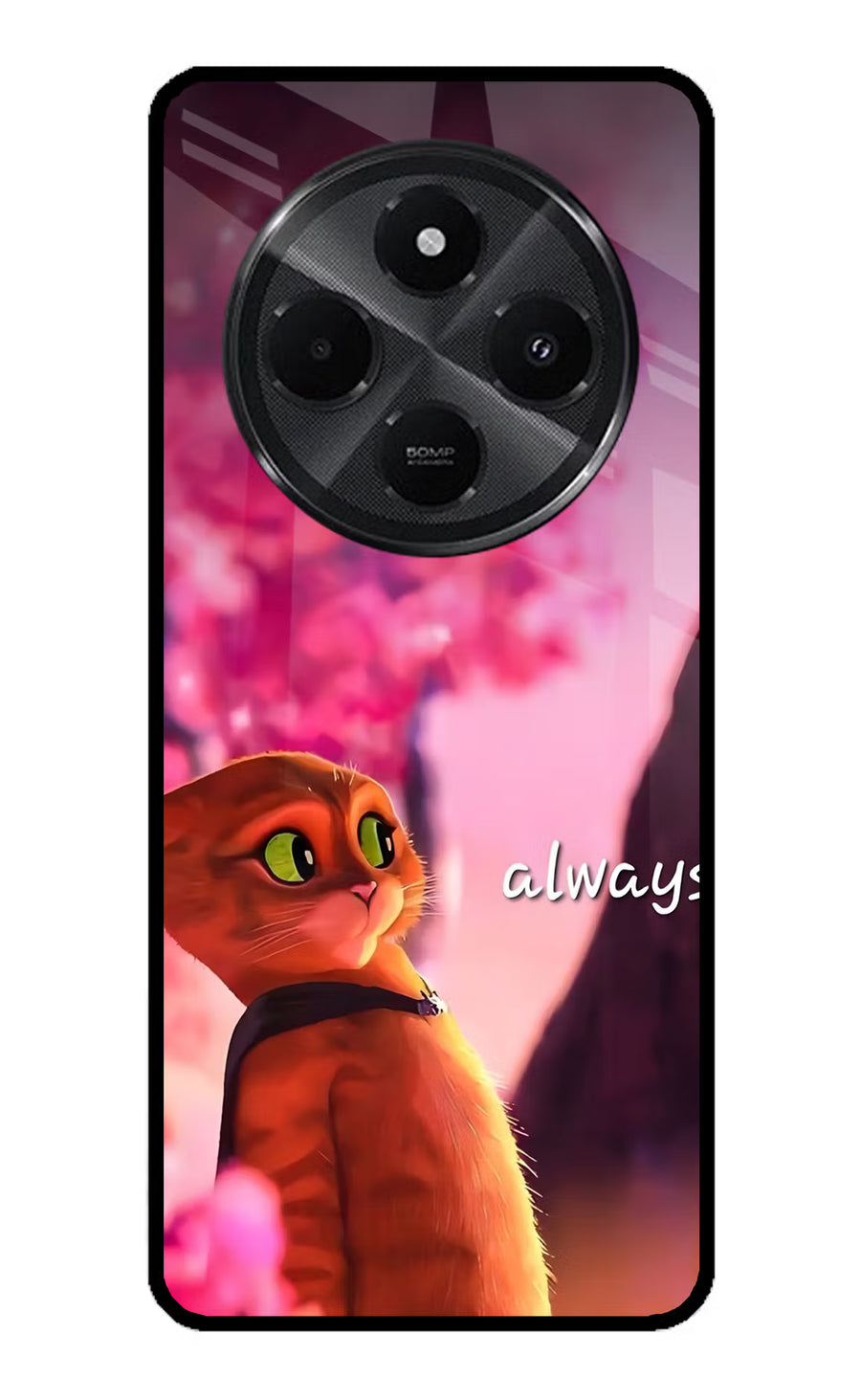 Always Cat Redmi A4 5G Back Cover, Metal case