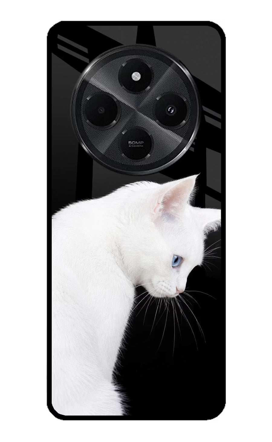 Snow Gaze Redmi A4 5G Back Cover, Metal case