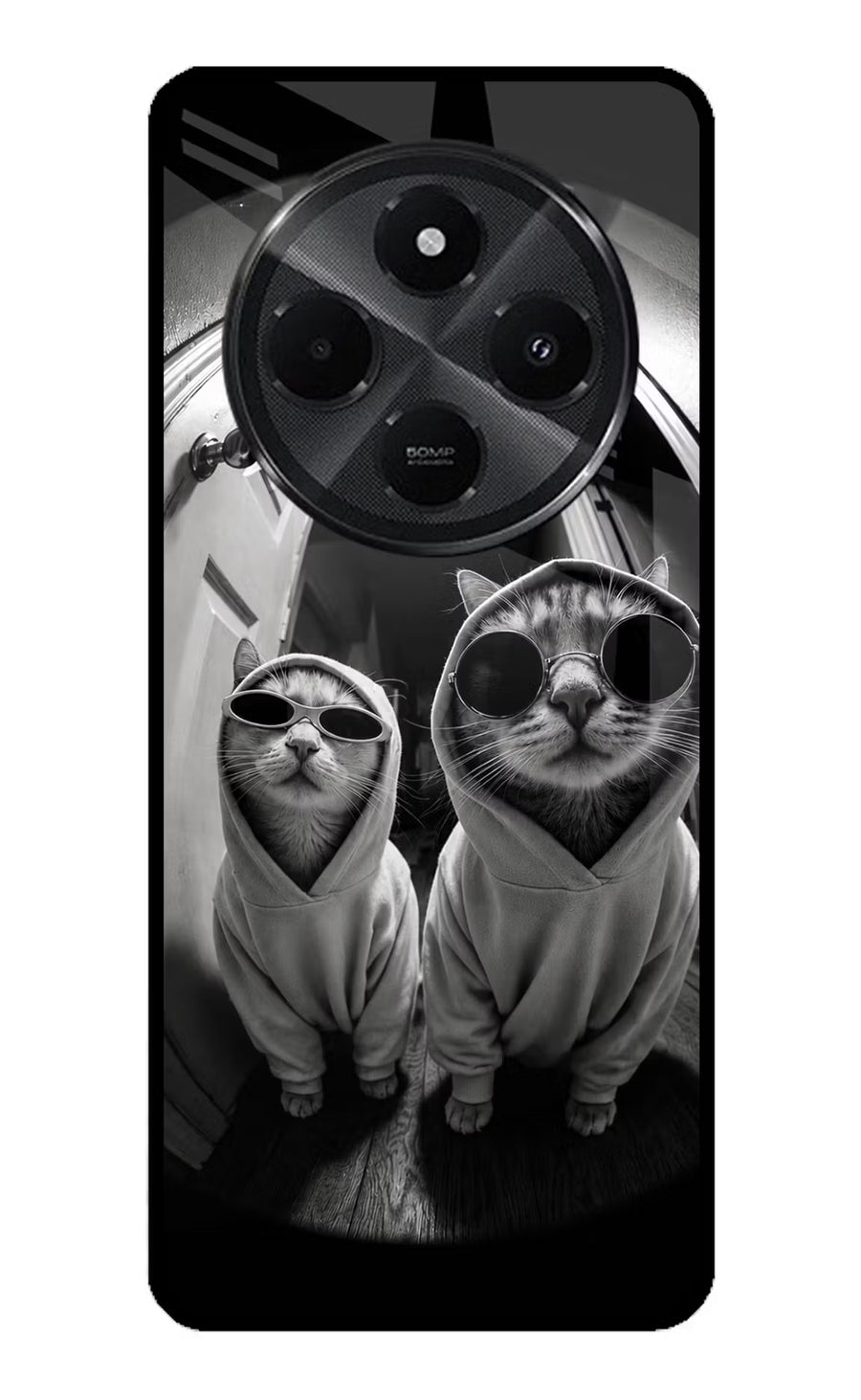 Hood Cats Redmi A4 5G Back Cover, Metal case