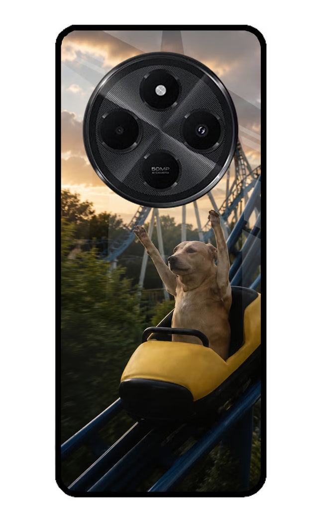 Rollercoaster Dog Redmi A4 5G Metal Case Back Cover by Casekaro