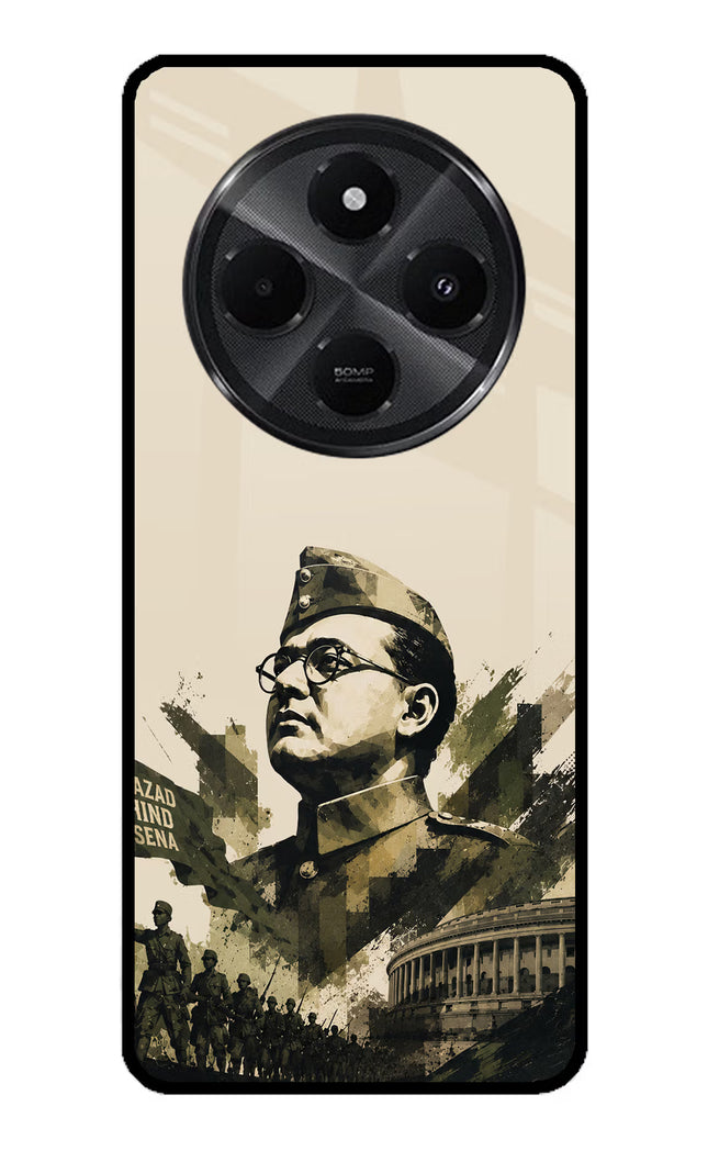 Netaji Rising Redmi A4 5G Metal Case Back Cover by Casekaro