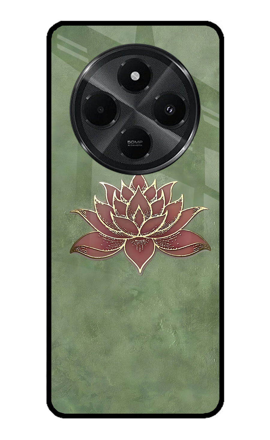 Lotus Grace Redmi A4 5G Back Cover, Metal case