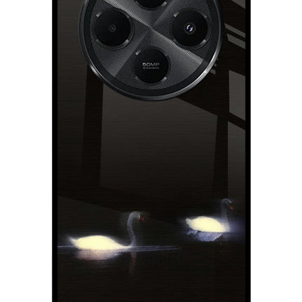 Silent Swans Redmi A4 5G Metal Case Back Cover by Casekaro