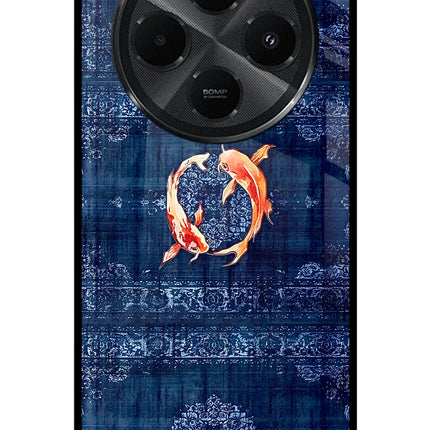 Koi Blue Redmi A4 5G Metal Case Back Cover by Casekaro