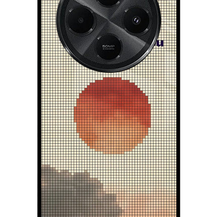 Pixel Sun Redmi A4 5G Metal Case Back Cover by Casekaro