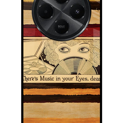 Vinyl Stripes Redmi A4 5G Metal Case Back Cover by Casekaro