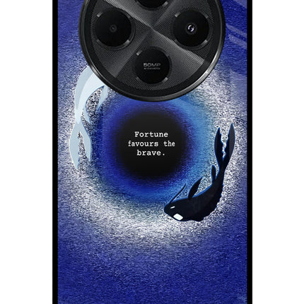 Dark Koi Redmi A4 5G Metal Case Back Cover by Casekaro