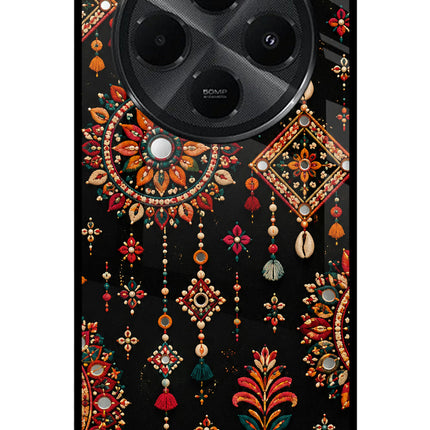 Boho Noir Redmi A4 5G Metal Case Back Cover by Casekaro
