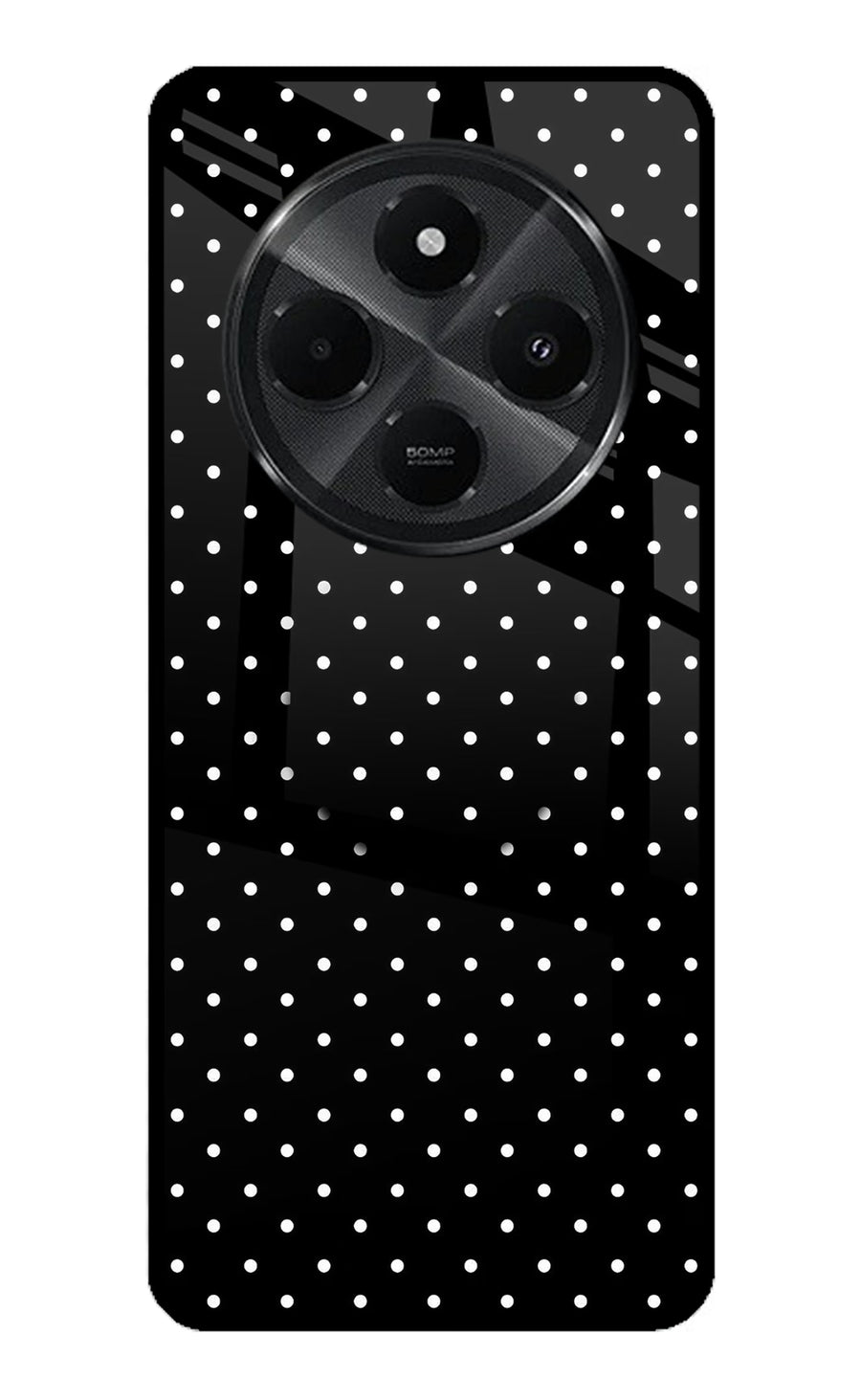 White Dots Redmi A4 5G Pop Case, Metal case