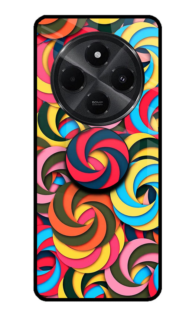 Spiral Pattern Redmi A4 5G Pop Case by Casekaro