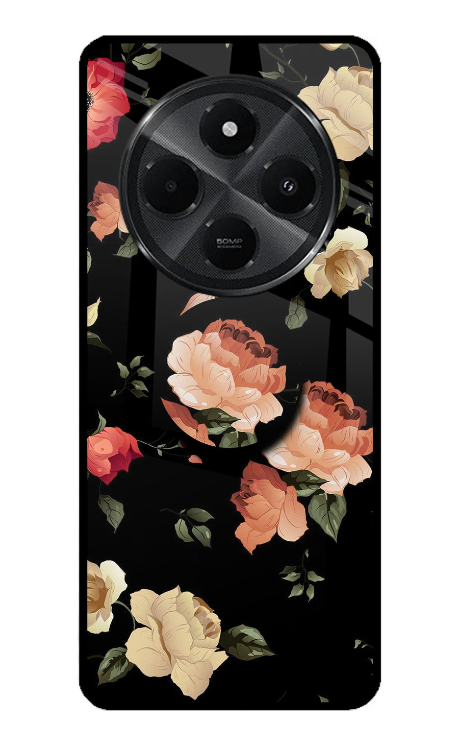 Flowers Redmi A4 5G Pop Case, Metal case
