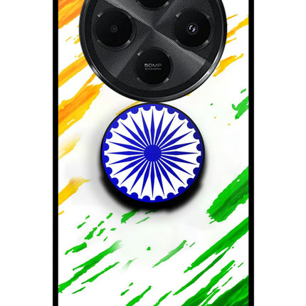Indian Flag Ashoka Chakra Redmi A4 5G Pop Case by Casekaro
