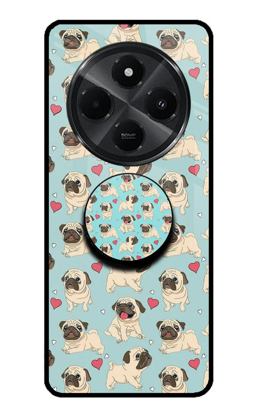 Pug Dog Redmi A4 5G Pop Case, Metal case